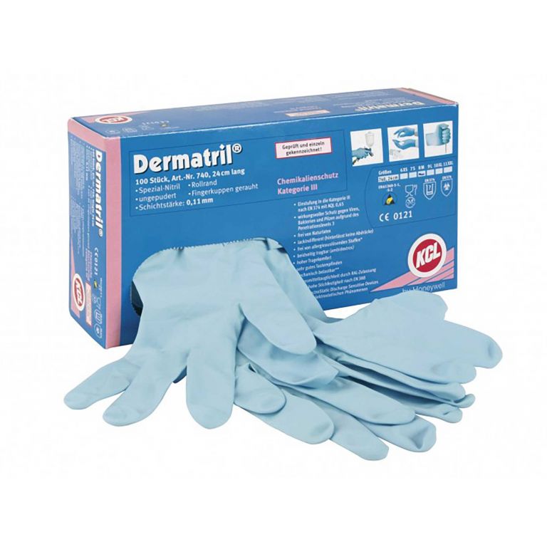 Nitril-Handschuhe Dermatril 740 - 740 von KCL