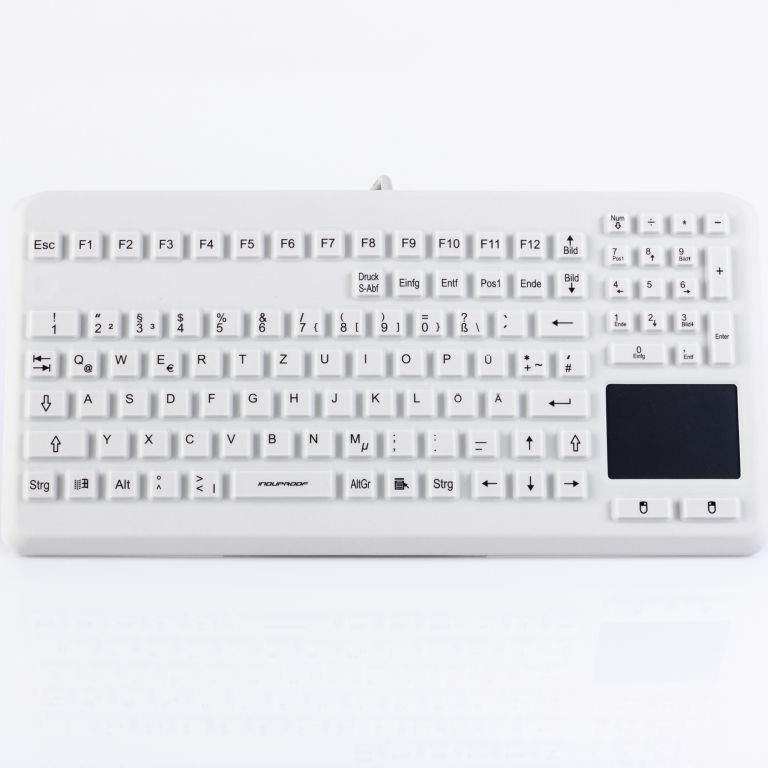 Reinraum-Tastatur mit integriertem Touchpad