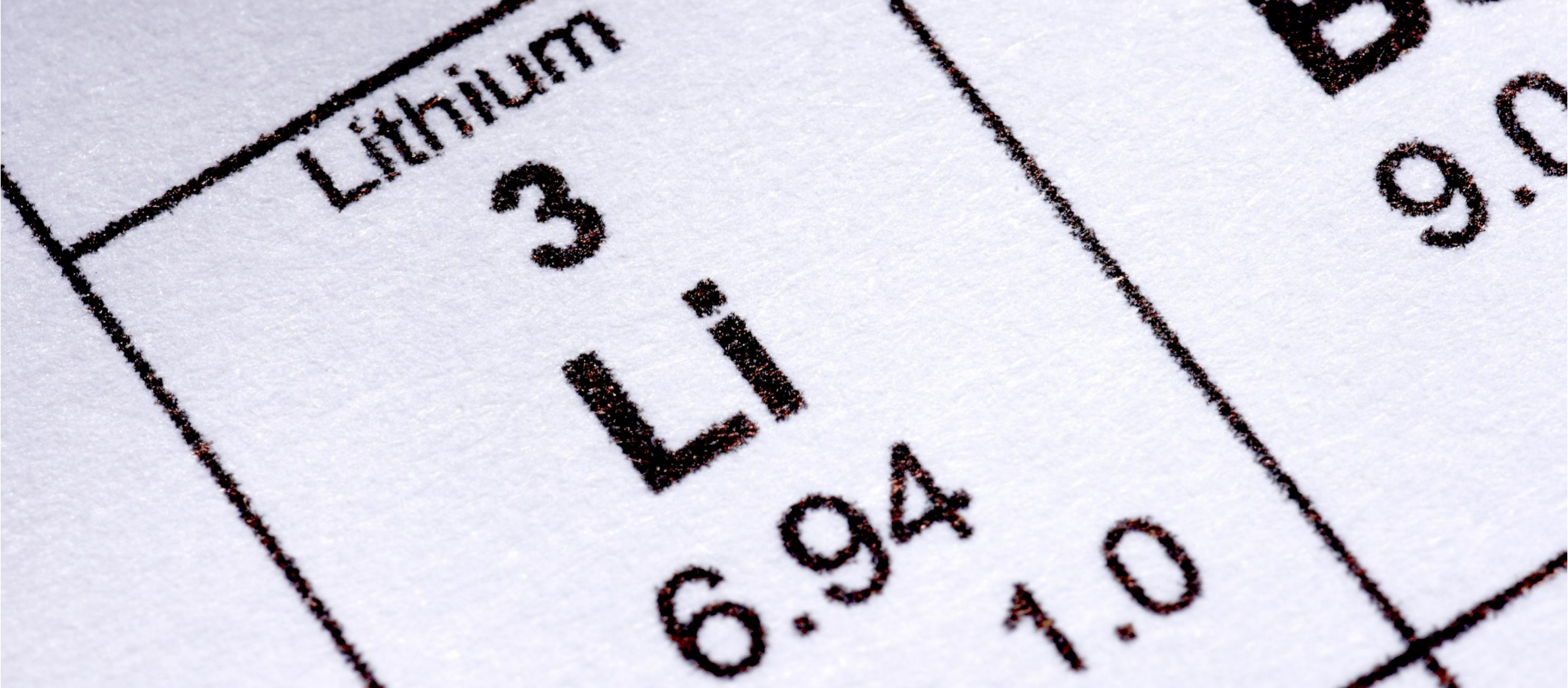 Lithium in Batterien 